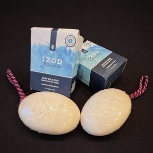 IZOD Saltwater Set of 2 Soap On A Rope 8 oz each NEW